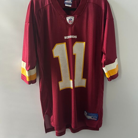 Retro Washington Redskins Large Men's Red NFL Ramsey #11 Reebok Jersey - Picture 2 of 15